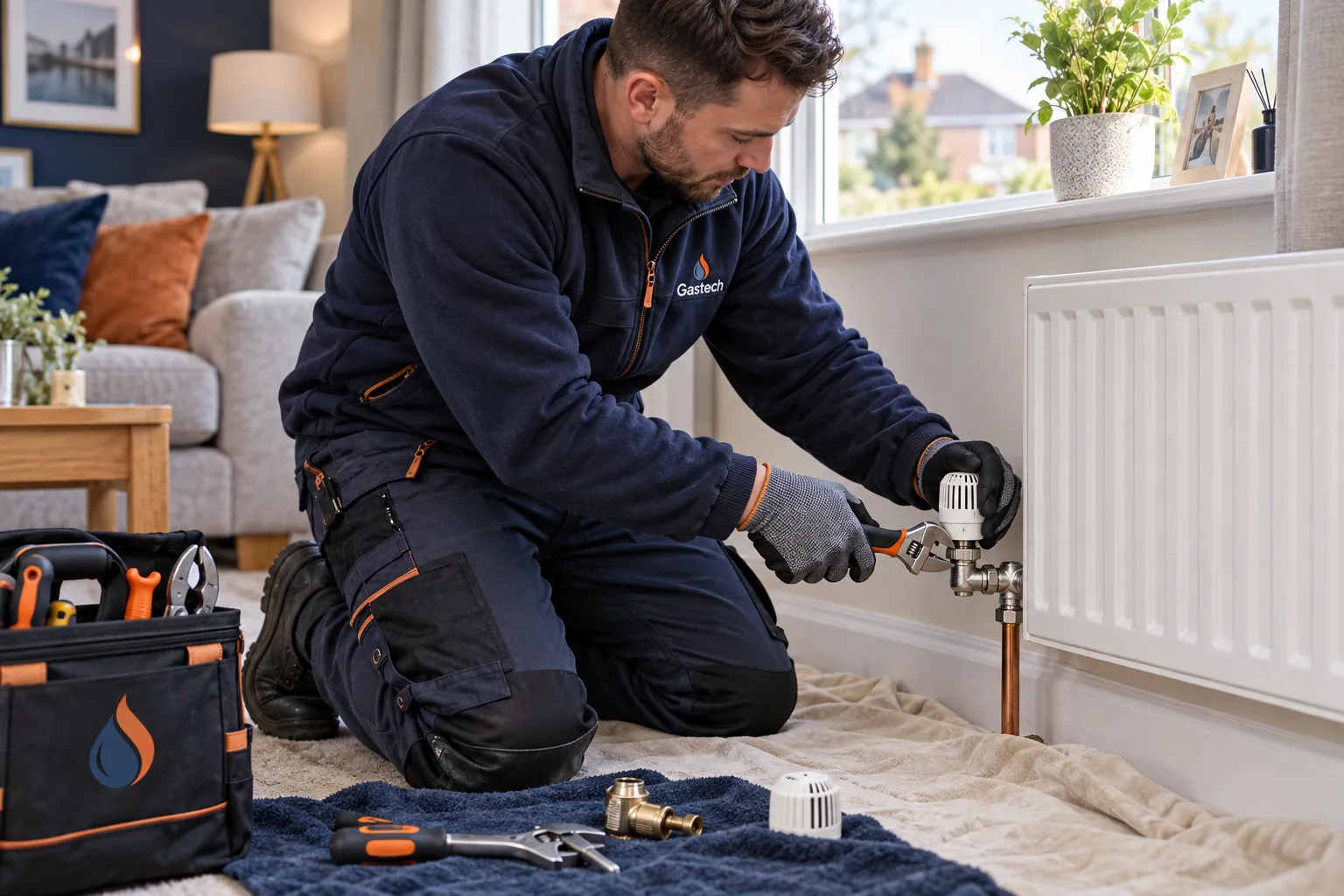 Heating & Plumbing Repairs service illustration